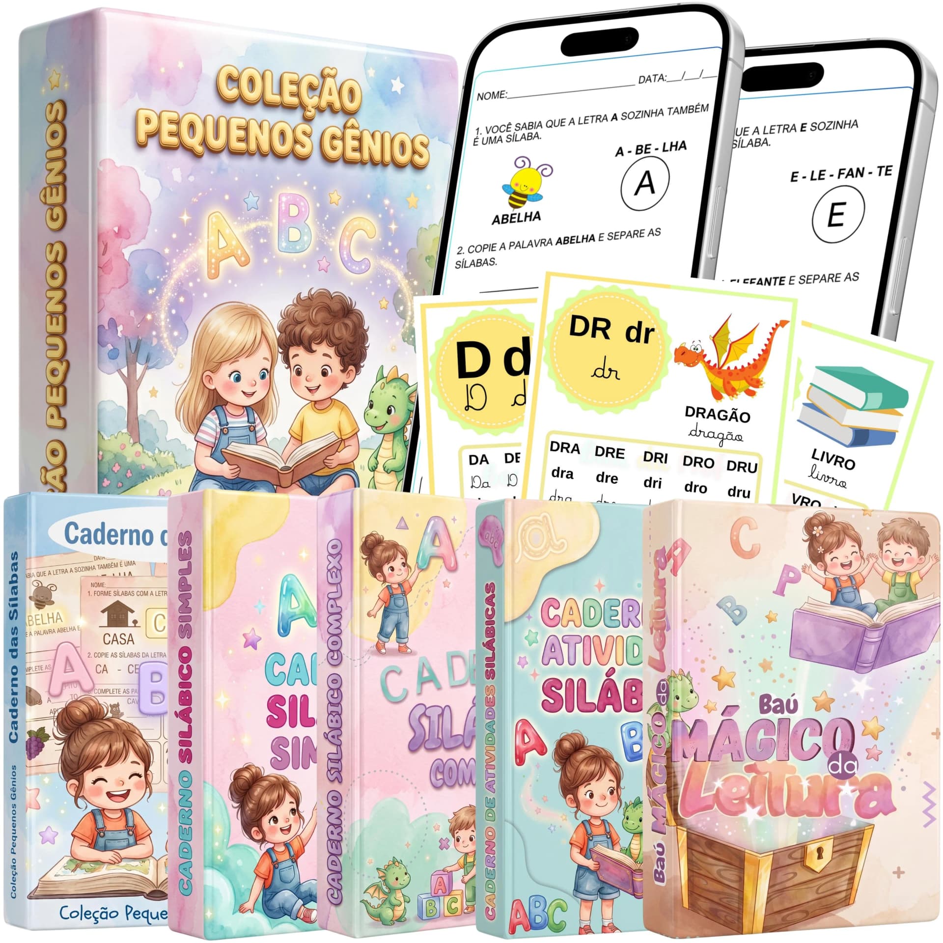 Material Pequenos Gênios — Baú Mágico da Leitura